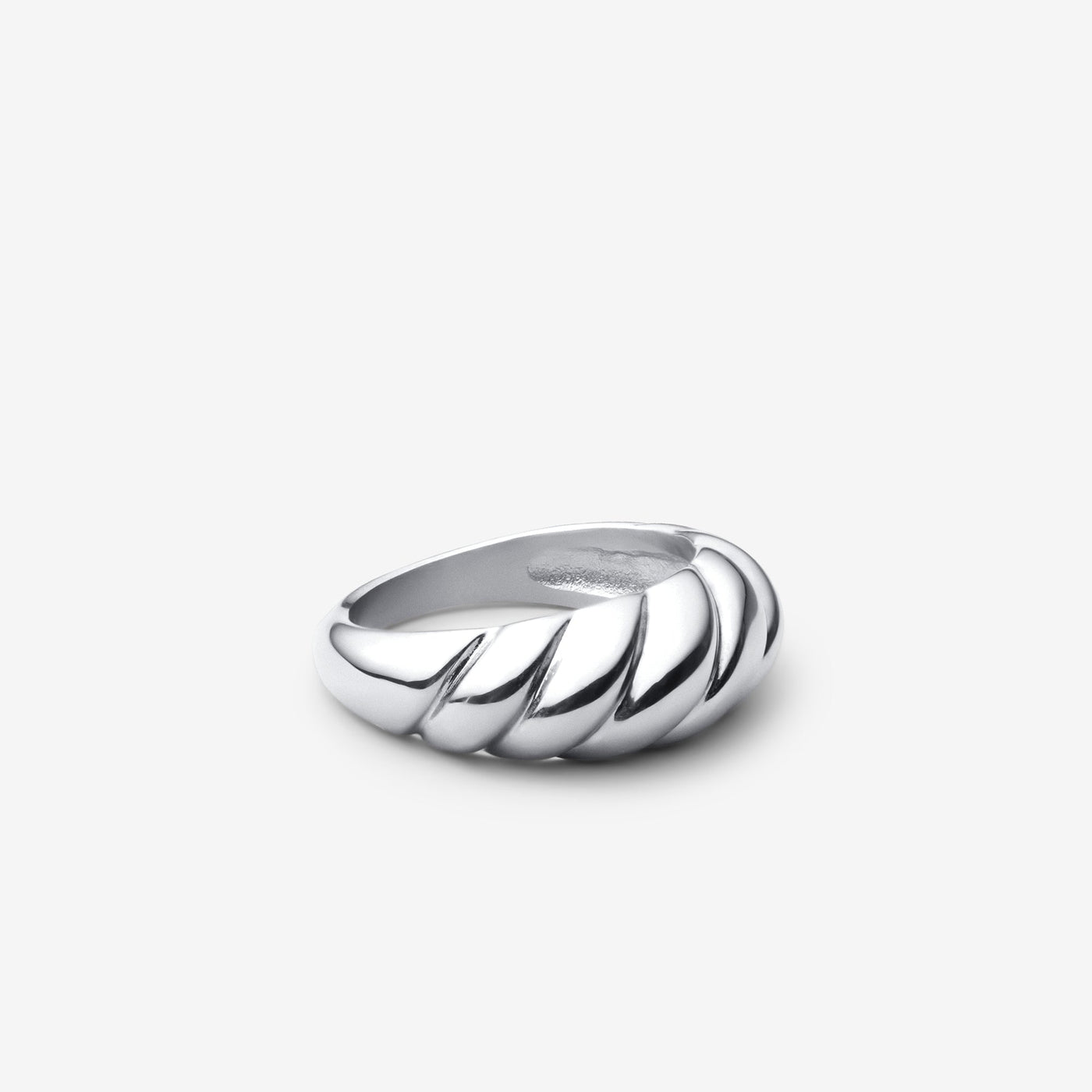 Croissant Ring | White Gold 14k