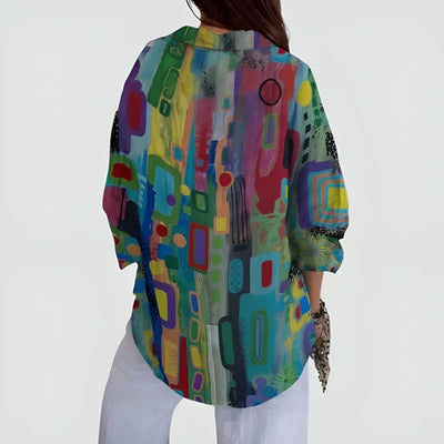 Maple™ - COLORFUL DESIGN BLOUSE WITH A MODERN TOUCH