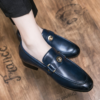 Davide Romano Leather Penny Loafers