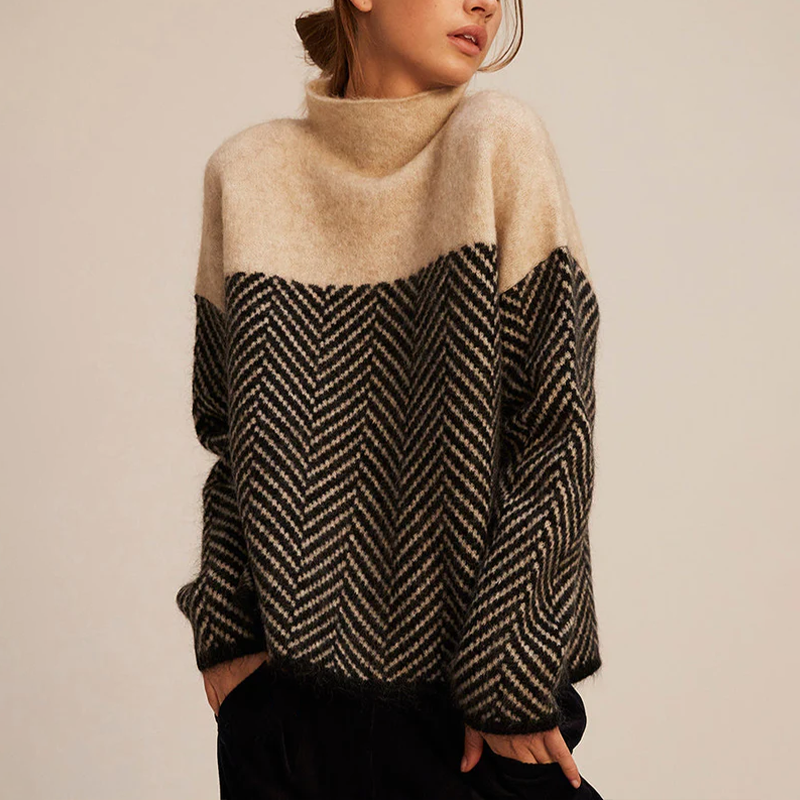 Tilly | Minimalist Turtleneck Knit Sweater