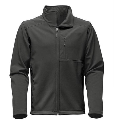 Men's Softshell Jacket - Zip Closure - High Collar - Weather Resistant - Versatile Design