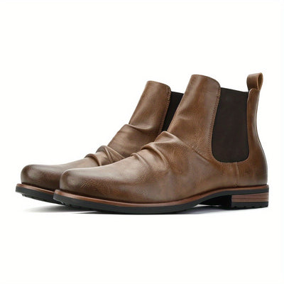Corrado Zambelli Leather Chelsea Boots