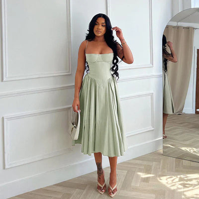 Avencea | A-Line Midi Dress