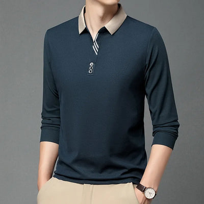 Barclay Premium Long Sleeve Waffle Polo