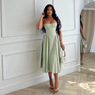 Avencea | A-Line Midi Dress