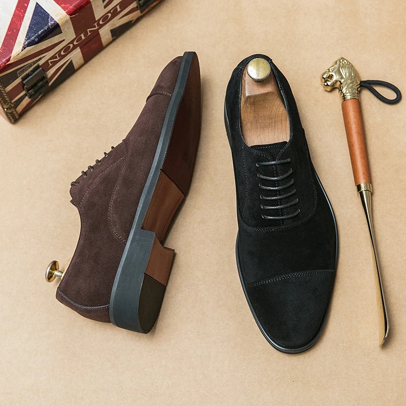 Claude Belleau Seude Derby Shoes