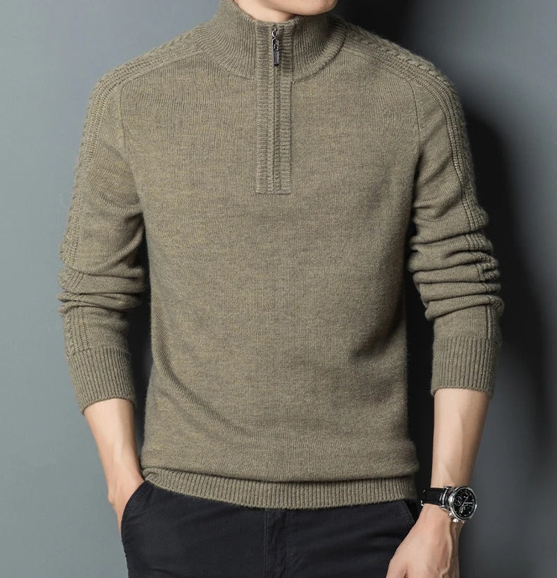 Filippo Lippi Cashmere Zipper-collar Sweater