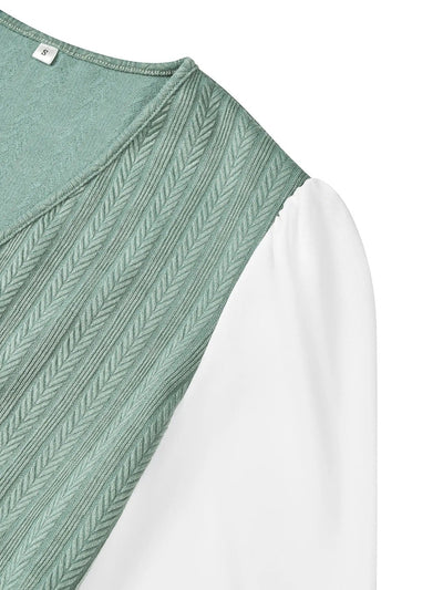 Freya Knitted Two-piece Blouse