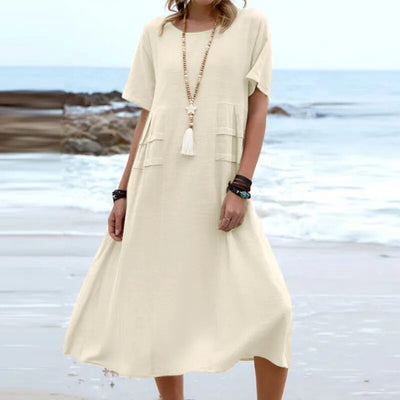 Ellie | Breezy Pocketed Beach Dress
