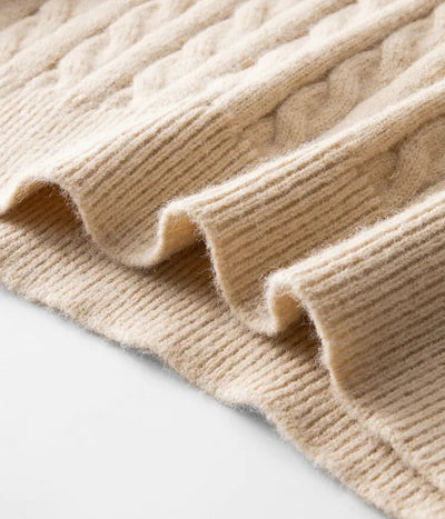 Livio Agresti Premium Half-Zip Alpaca Sweater