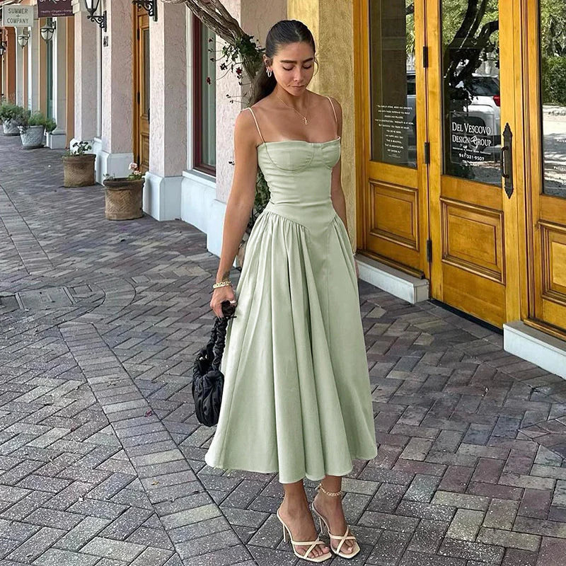 Avencea | A-Line Midi Dress