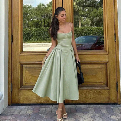 Avencea | A-Line Midi Dress