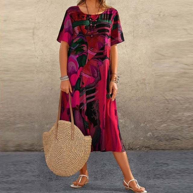 Avencea - Casual Summer Dress - Elegant Evening Dress