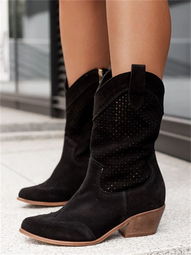 Ellie™ - Western Chic Boots