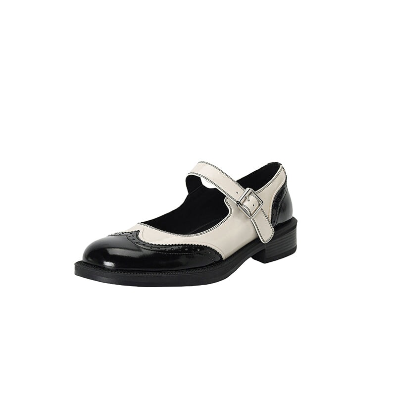 Perlina – Flat Washed Cowhide Shoes