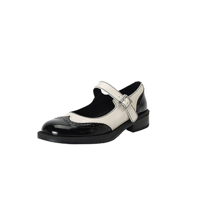 Perlina – Flat Washed Cowhide Shoes