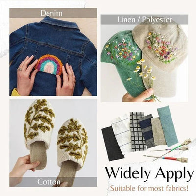 GlideEase™ Precision Needle Set — Transform Frustration into Flowing, Flawless Embroidery Every Time