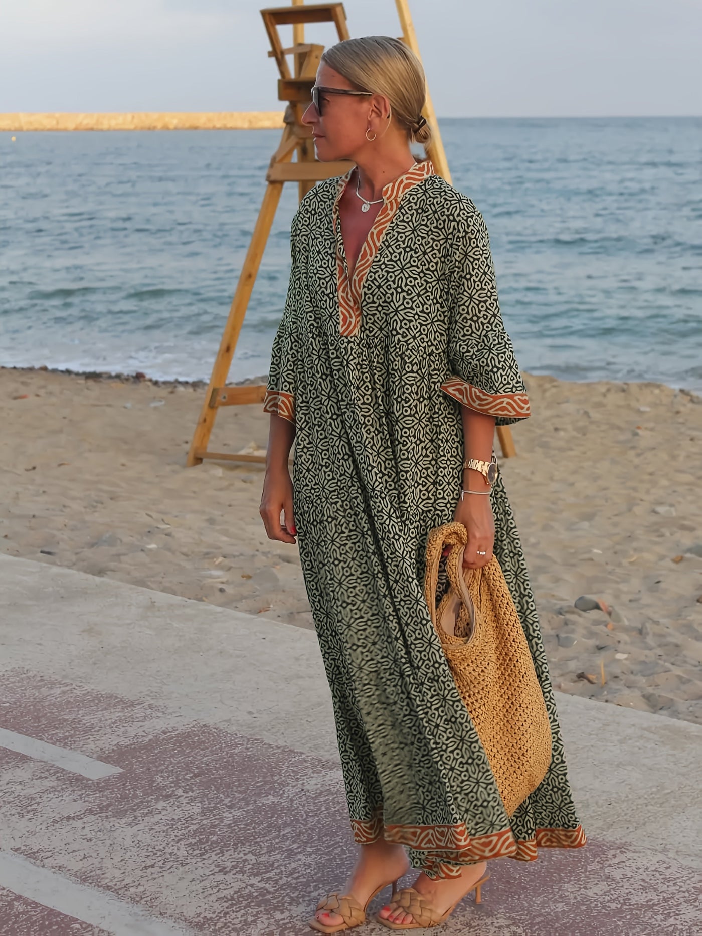 Iris | Coastal Luxe Boho Dress