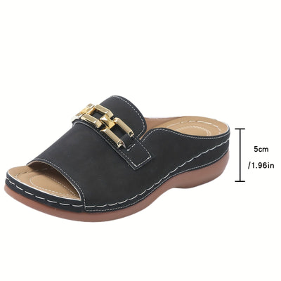 Kathryna™ | Comfy Buckle Sandals