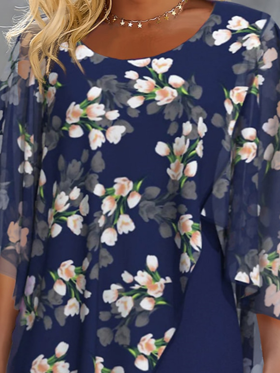 Avencea | Summer Dress in Knee-Length