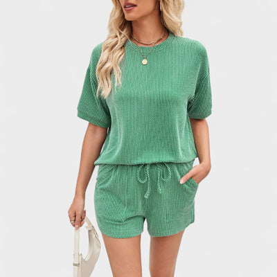 BRIELLE | DRAWSTRING SHORTS SET