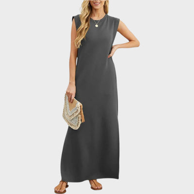 Emma™ | Wrinkle-Resistant Flowing Long Dress