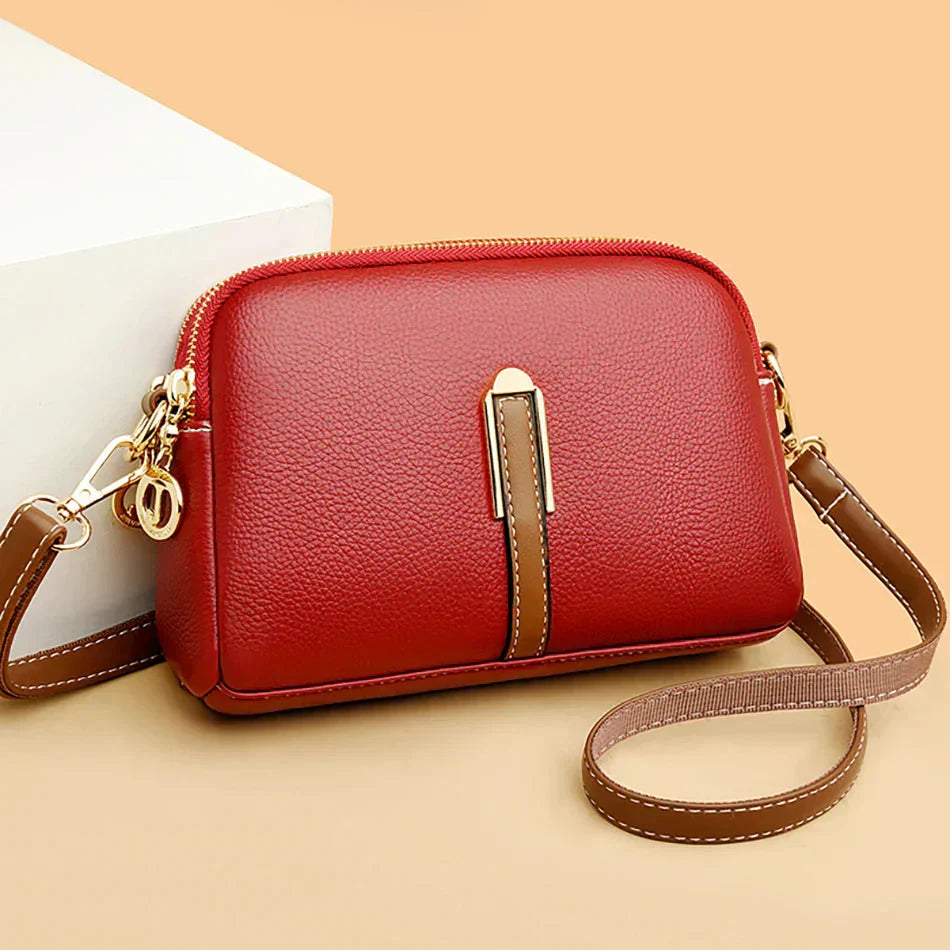 Penelope - Compact Soft Leather Shoulder Bag