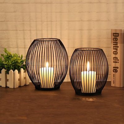 Vinthentic Iron Luminary Candle Holder