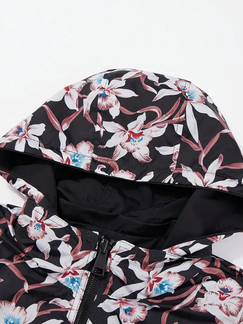 Avery™ - Lightweight Double Sided Floral Print Jacket
