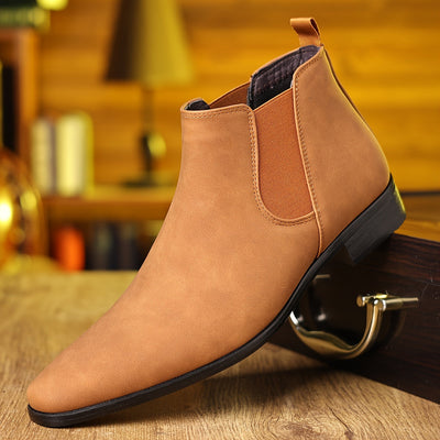 Dorian Marnier Suede Chelsea Boots