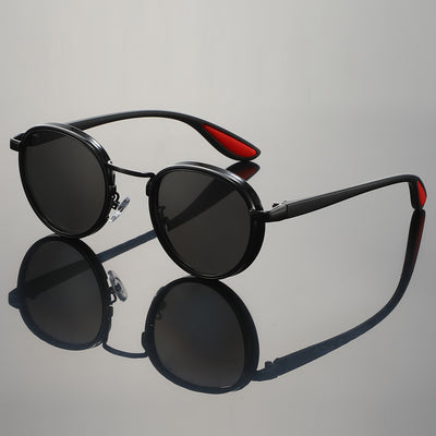 Giuseppe Taviani Retro Sport Round Sunglasses
