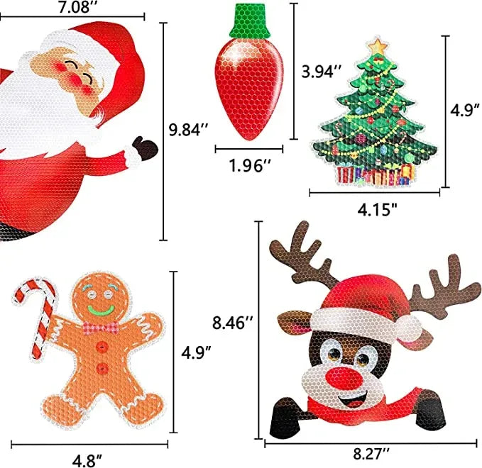 LuminoFest™ Glow Bulb Magnet Set — Turn Every Ride into a Dazzling Holiday Spotlight