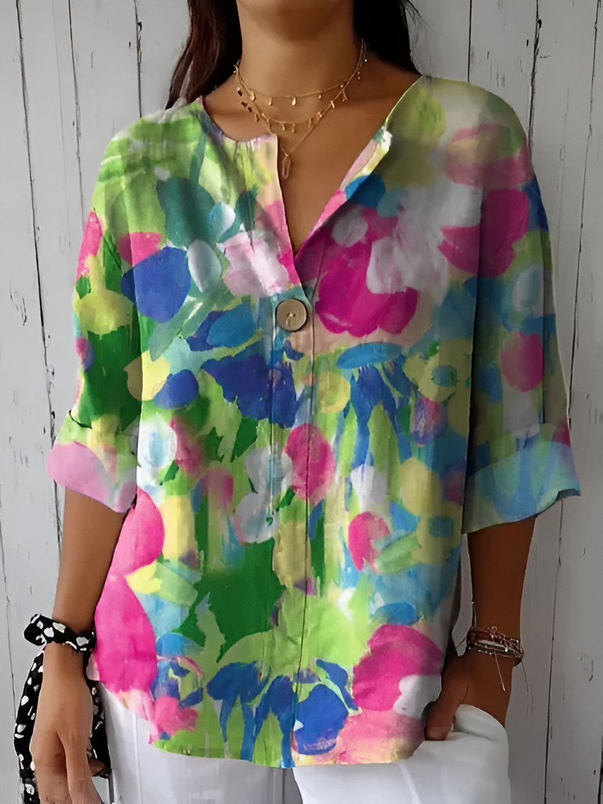 Martine™ | Colorful and Refined Blouse