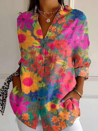 Eva™ | Colorful and Refined Blouse