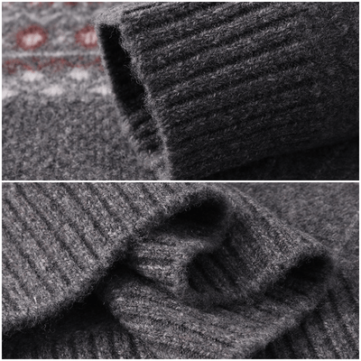 Franco Bianchi Half Zip Wool Sweater