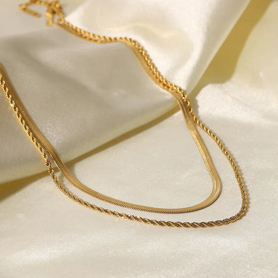 Juliana Solvia Necklace | Gold 18k