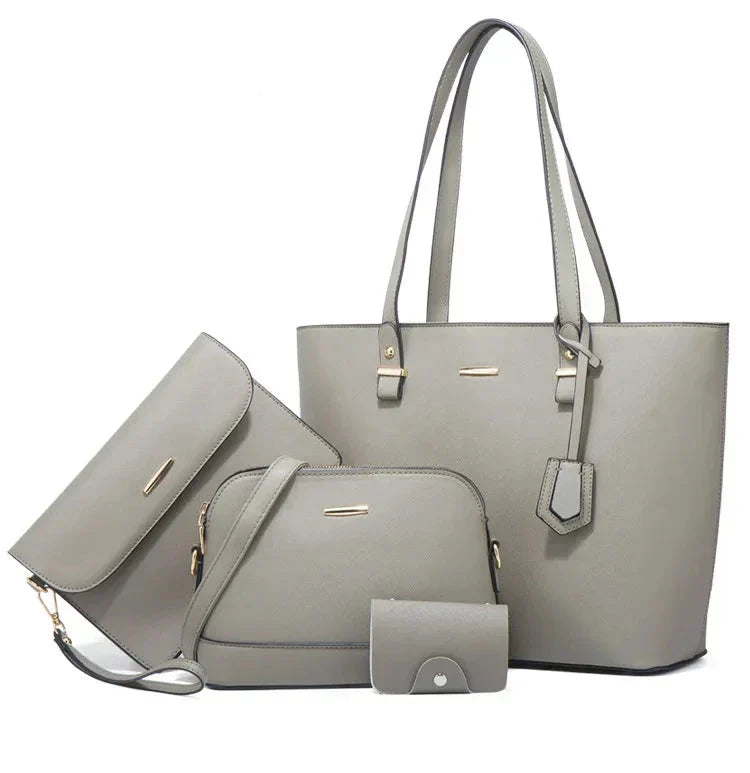 Ashby - Versatile 3-Piece Leather Handbag and Shoulder Bag Set