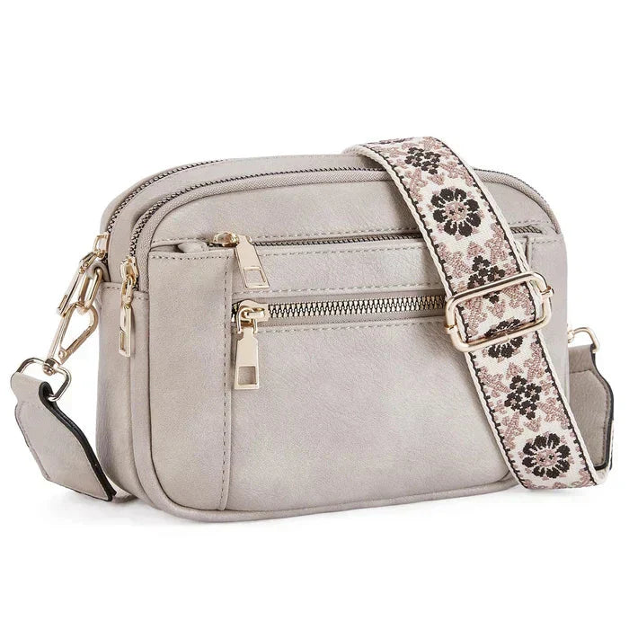 Fifer - Adjustable Colorful Strap Crossbody Bag