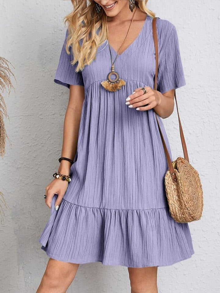 EMMA | RELAXED V-NECK DRESS