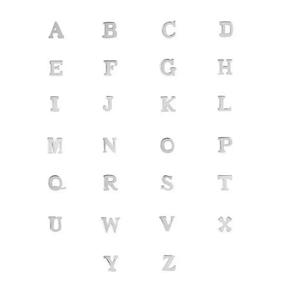 Vita Signa Initial Bracelet | White Gold 14k