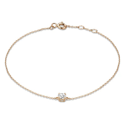 Cléa Moissanite Stone Bracelet | Gold 14k
