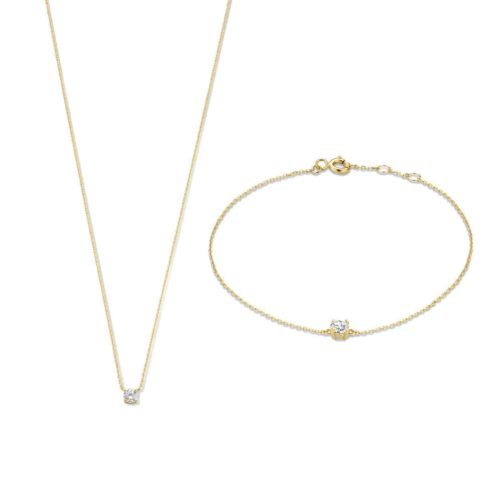 Cléa Moissanite Stone Set | Gold 14k