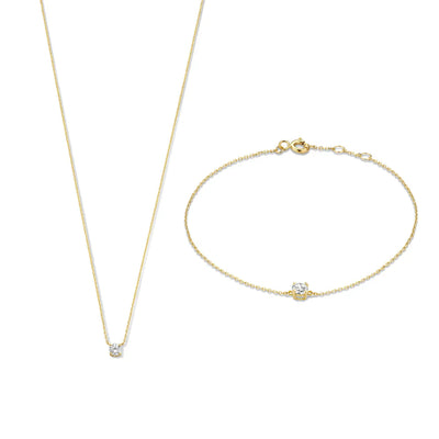 Cléa Moissanite Stone Set | Gold 14k
