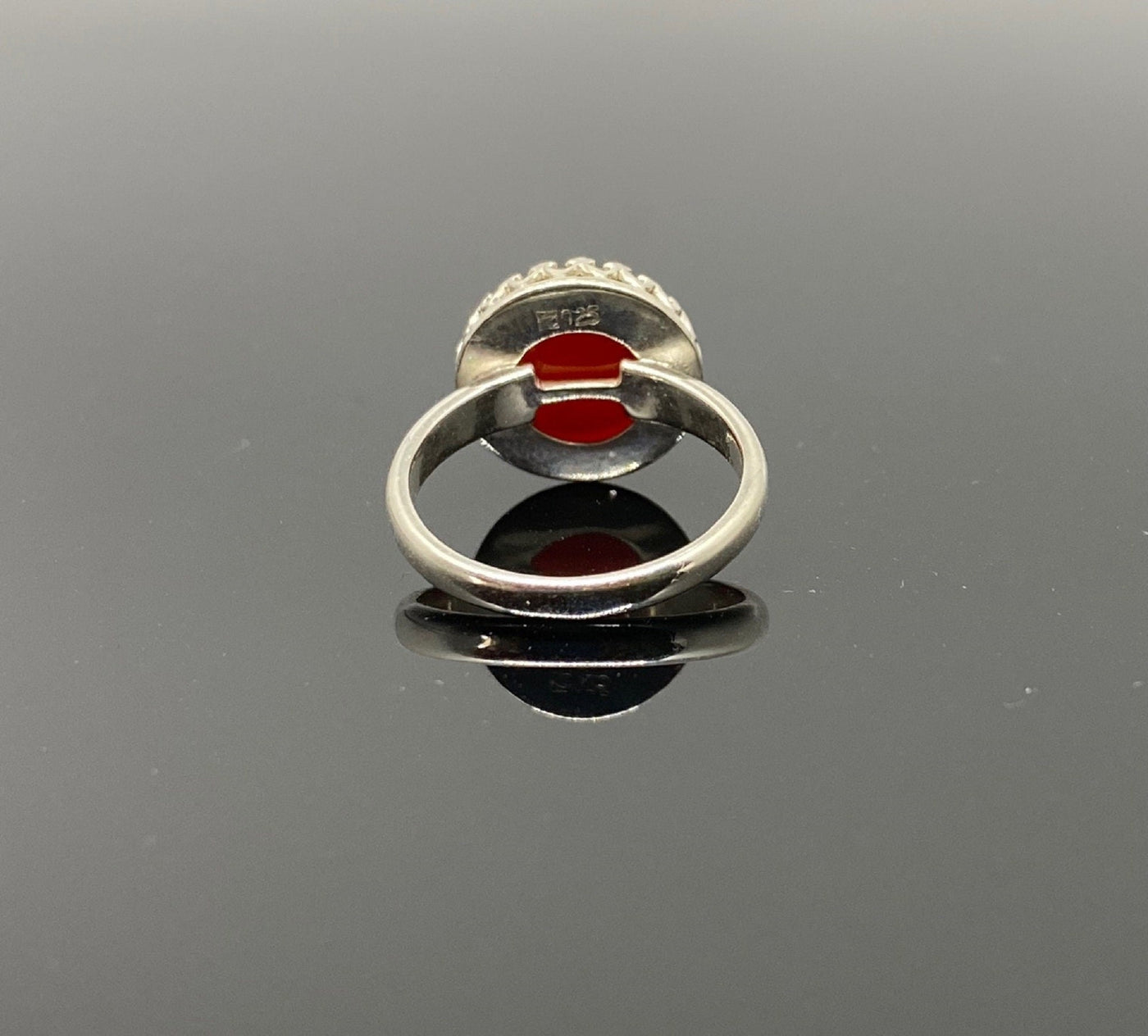 Carnelian Gemstone Ring Autumn Jewelry