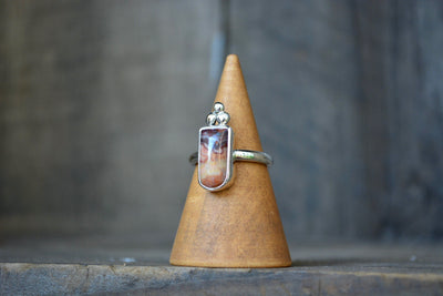 Wave Dolomite Sterling Silver Ring