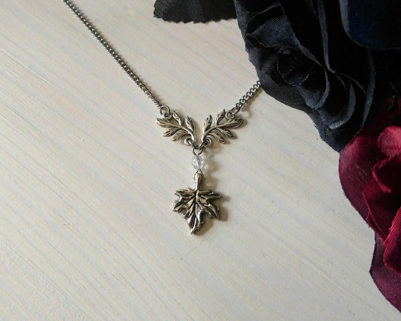 Autumnal Maple Boho Necklace