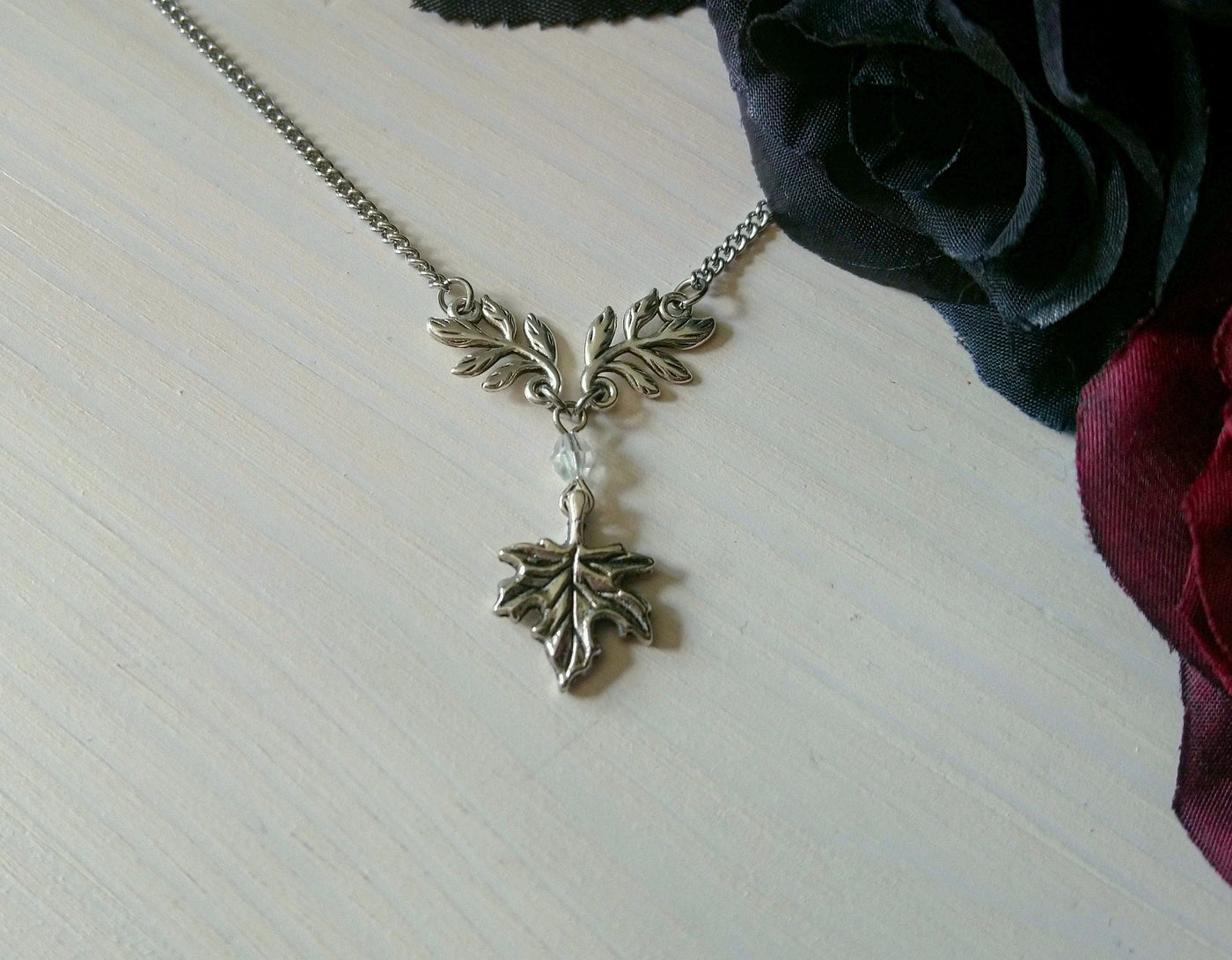Autumnal Maple Boho Necklace