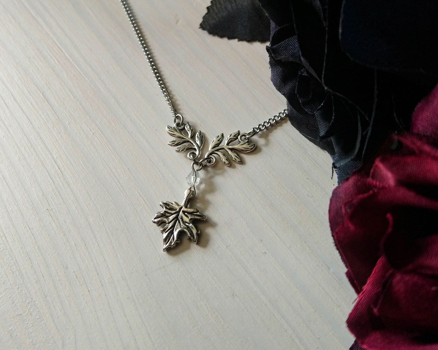 Autumnal Maple Boho Necklace