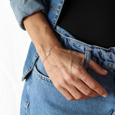 Dainty Gold Pumpkin Bracelet