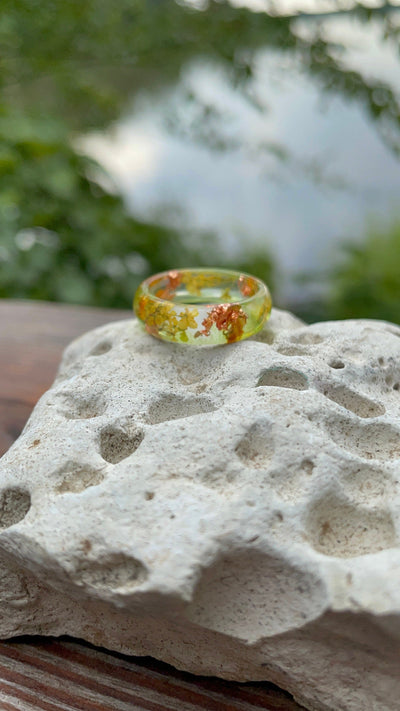 Epoxy Autumn Resin Ring